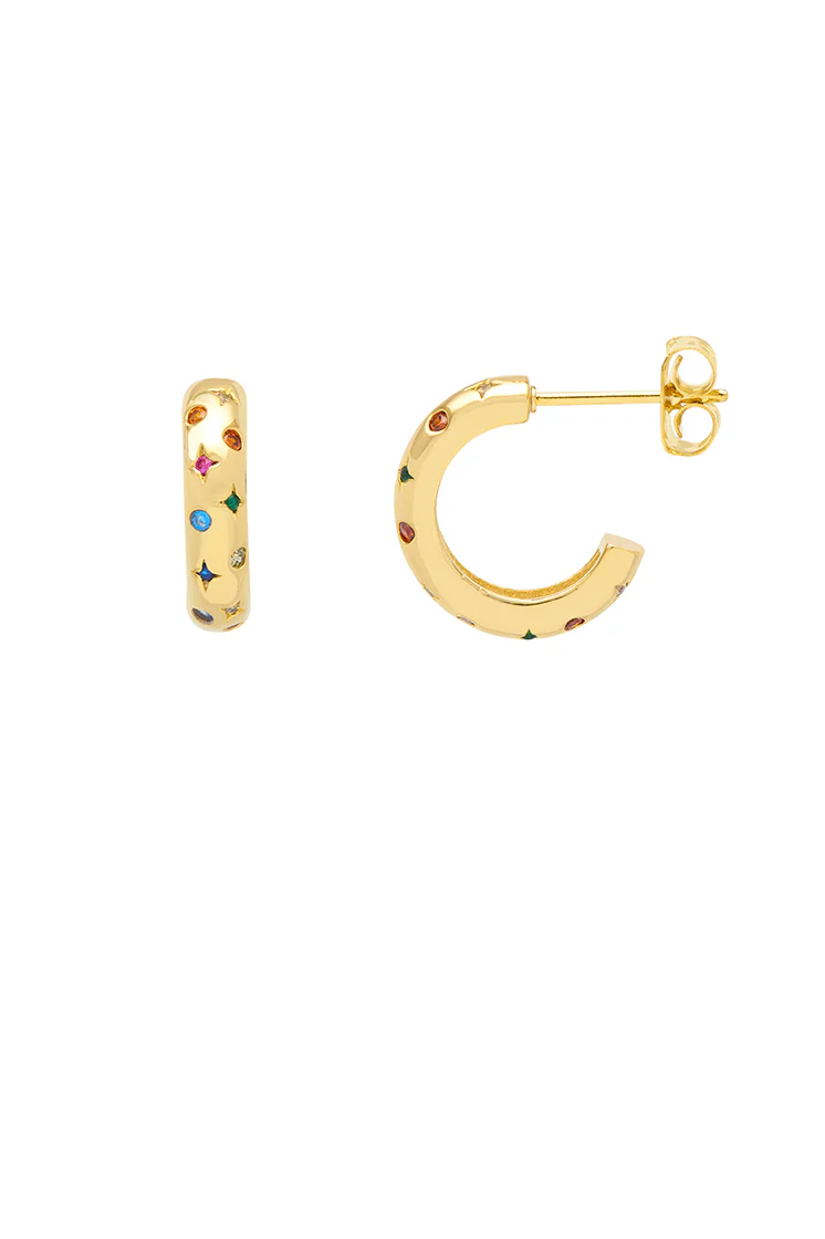 Chubby Rainbow Celestial Hoops - Image 3