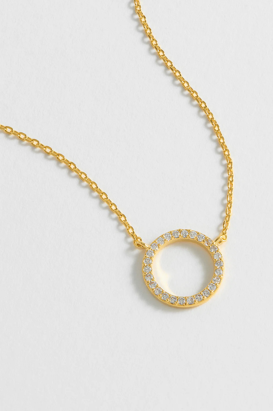 Circle CZ Necklace - Image 6