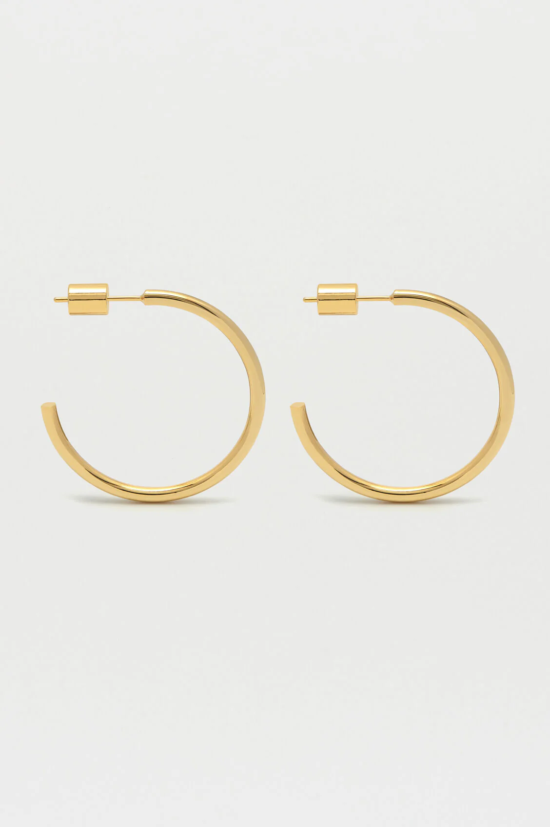 Large Chunky Hoop Earrings - Image 4