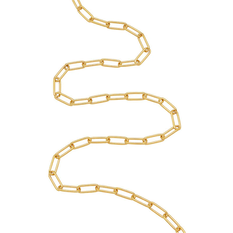 Paperclip Link Chain Necklace - Image 10