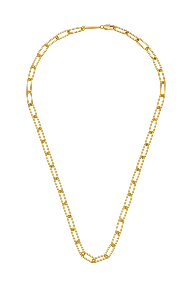 Paperclip Link Chain Necklace - Image 3