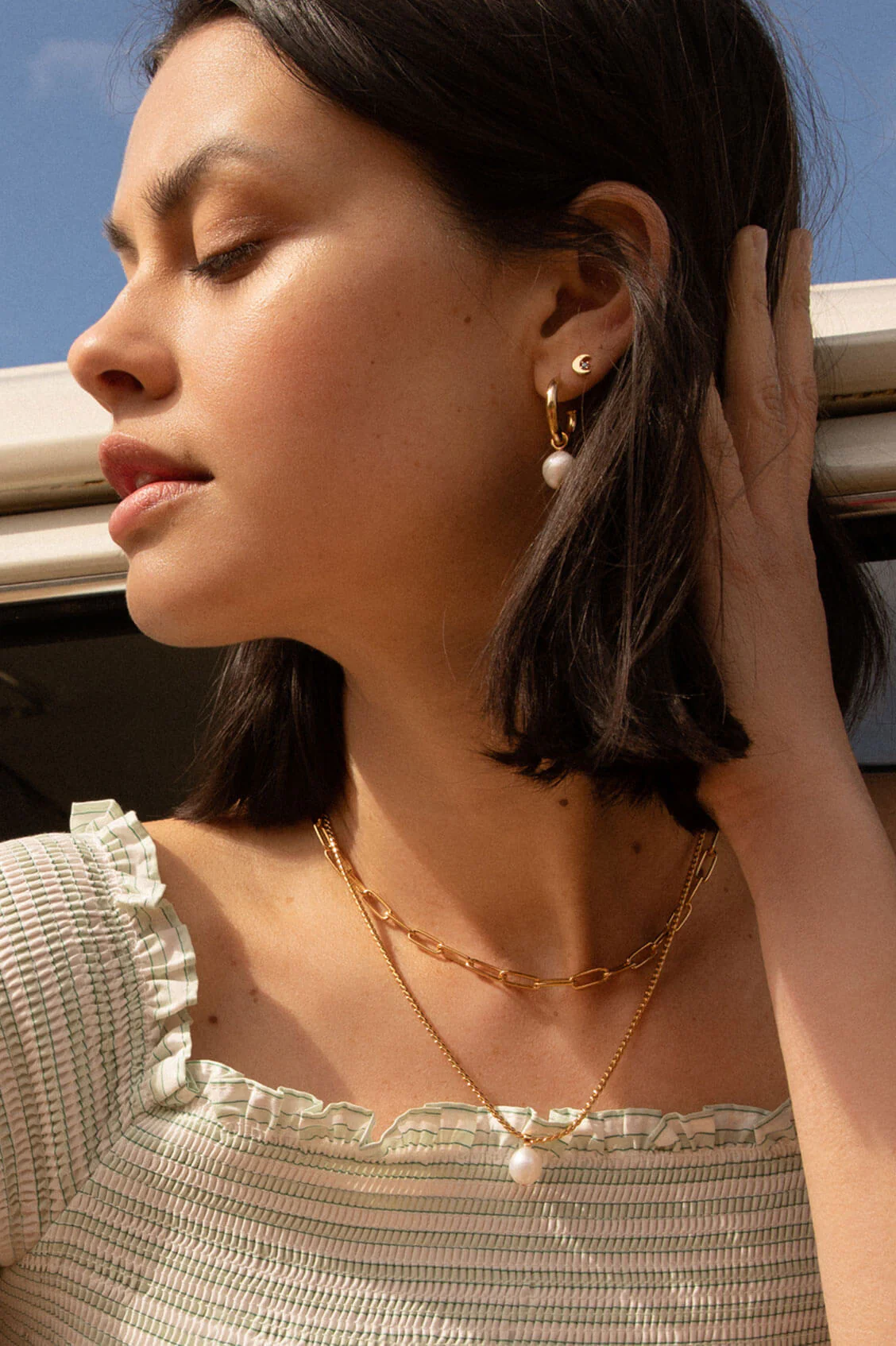 Paperclip Link Chain Necklace - Image 5