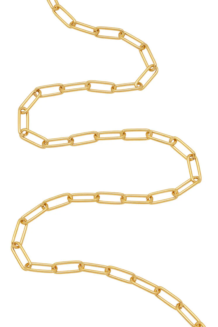 Paperclip Link Chain Necklace - Image 9