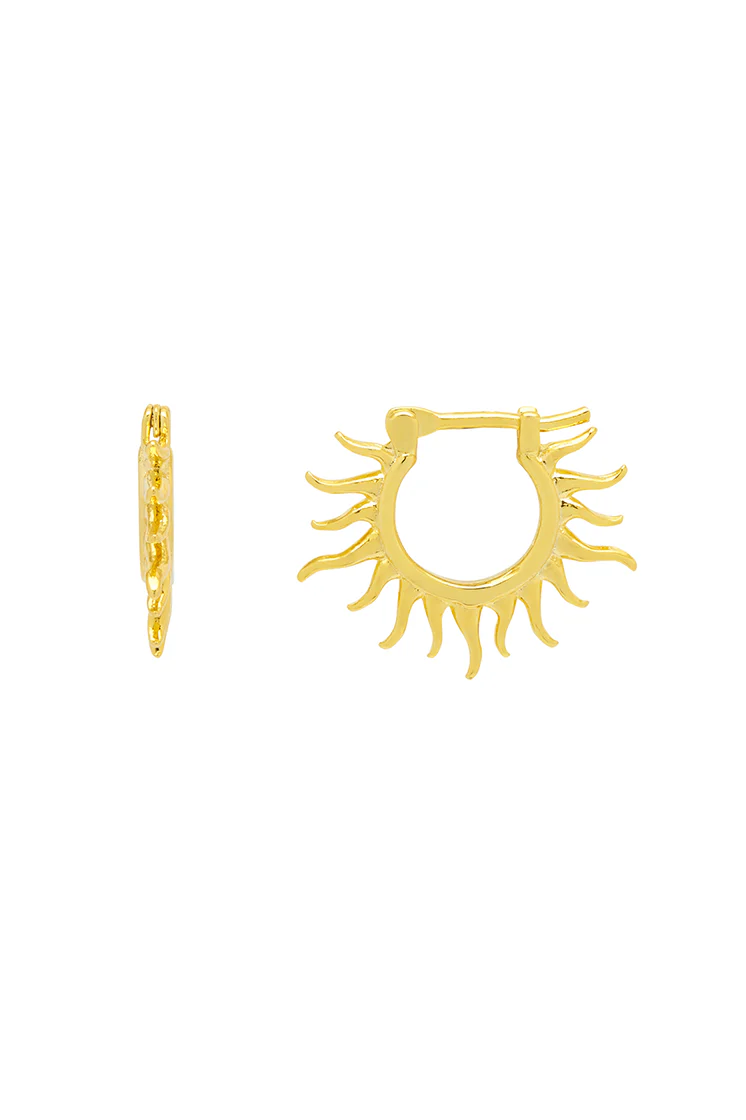 Sun Huggie Hoops - Image 3