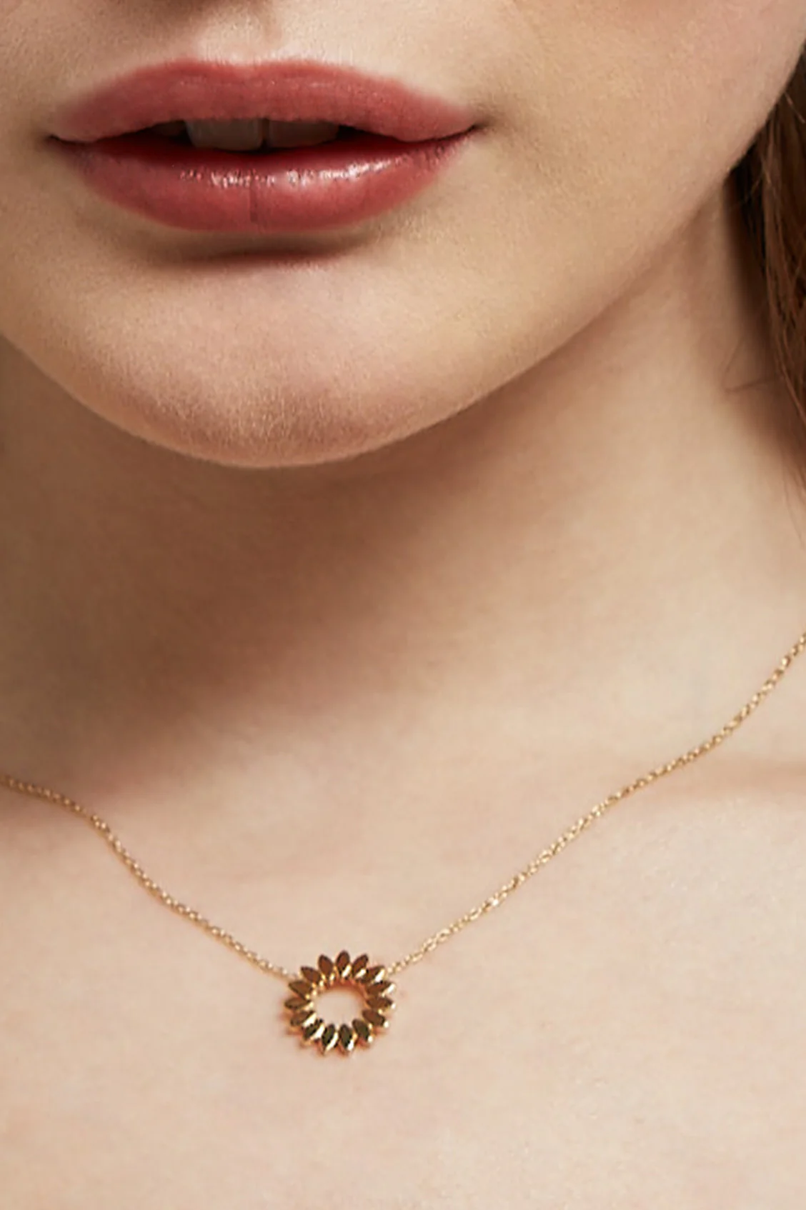 Modern Flower Necklace - Image 6