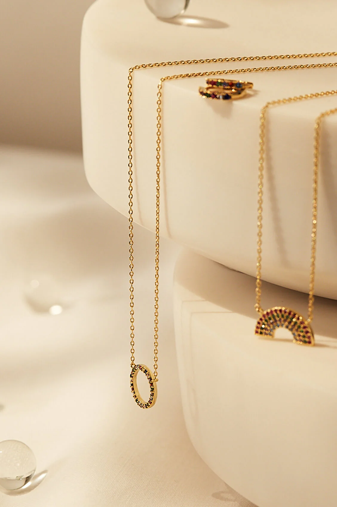 Rainbow Circle Necklace - Image 6