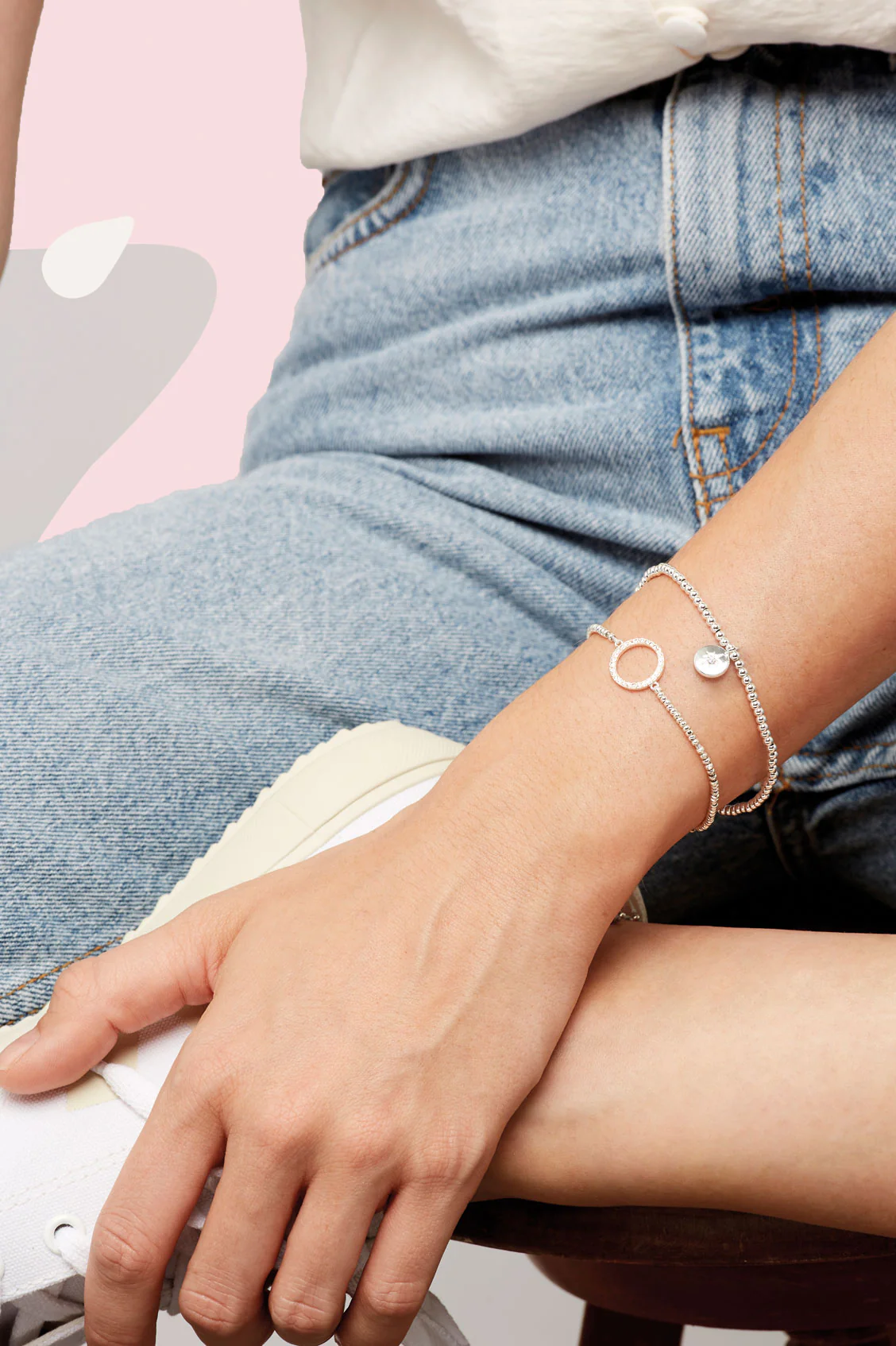 Louise CZ Circle Bracelet - Image 8