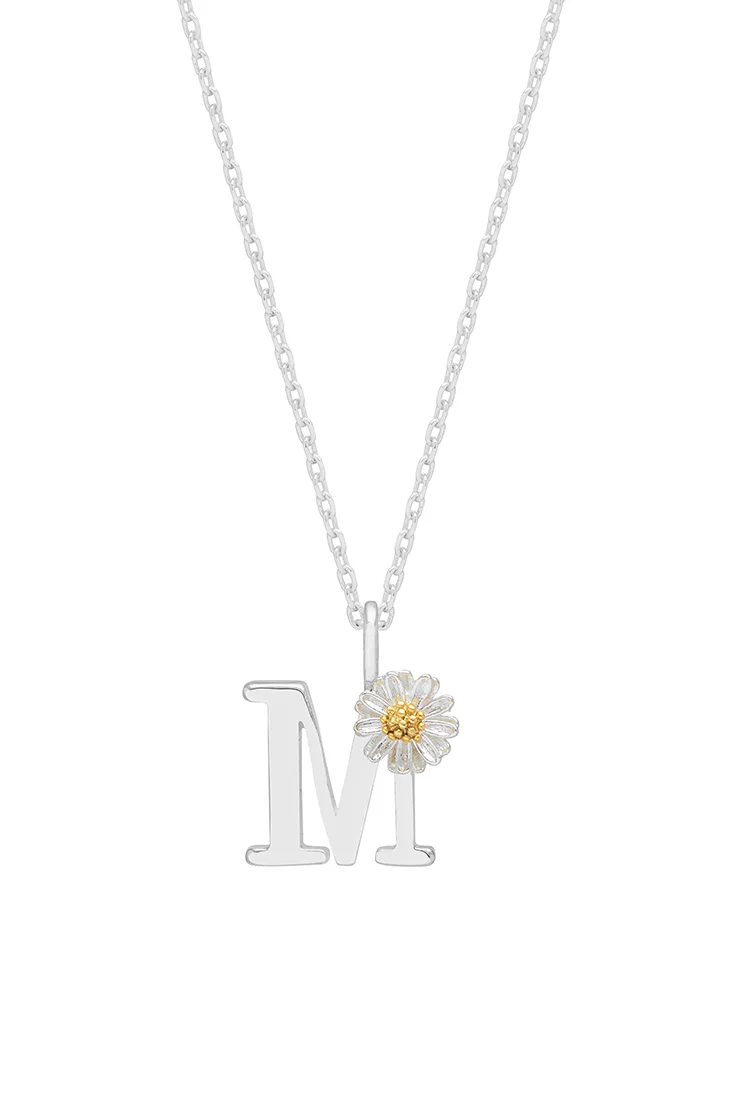 Wildflower Initial Pendant - Image 3